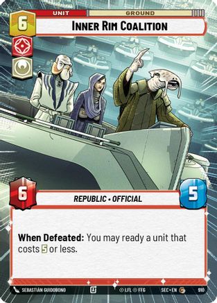 Inner Rim Coalition (Hyperspace Foil) (910) - SOP - Common - Foil