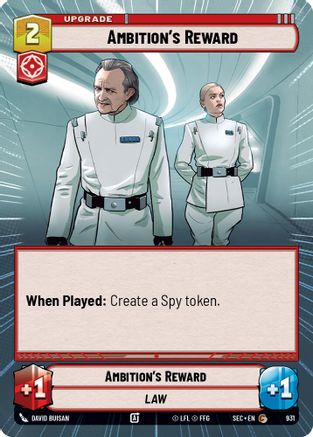 Ambition's Reward (Hyperspace Foil) (931) - SOP - Common - Foil