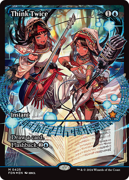 Think Twice (FDN-425) - mythic: (Showcase) - Foil