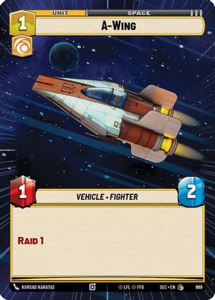 A-Wing (Hyperspace Foil) (969) - SOP - Common - Foil