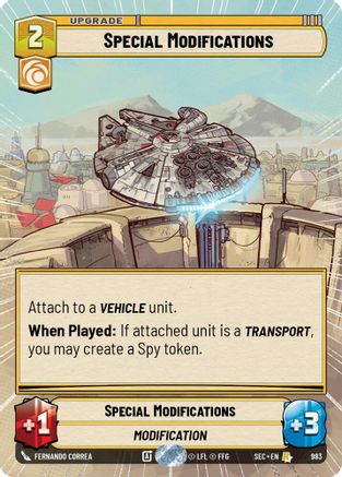 Special Modifications (Hyperspace Foil) (983) - SOP - Rare - Foil
