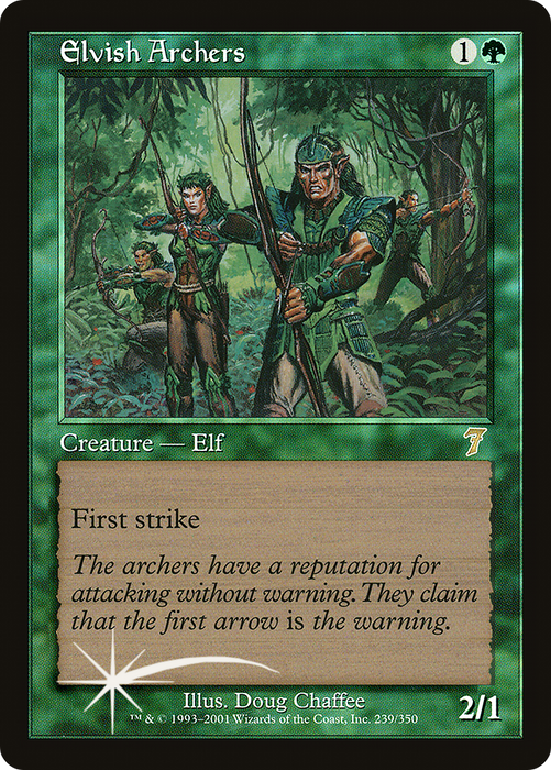 Elvish Archers (7ED-239★) - rare - Foil