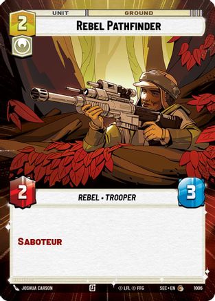 Rebel Pathfinder (Hyperspace Foil) (1006) - SOP - Common - Foil
