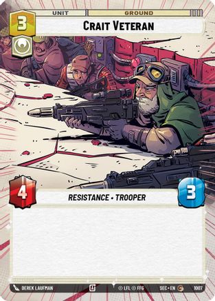 Crait Veteran (Hyperspace Foil) (1007) - SOP - Common - Foil