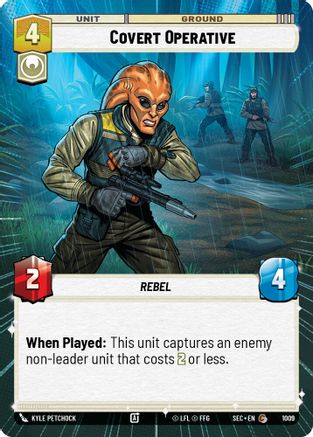 Covert Operative (Hyperspace Foil) (1009) - SOP - Common - Foil