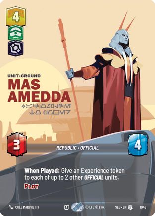 Mas Amedda - Accomplice to Power (Prestige) (1048) - SOP - Uncommon