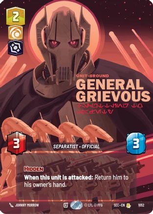 General Grievous - Scuttling to Safety (Prestige) (1052) - SOP - Rare