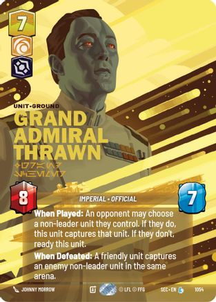 Grand Admiral Thrawn - Grand Schemer (Prestige) (1054) - SOP - Legendary