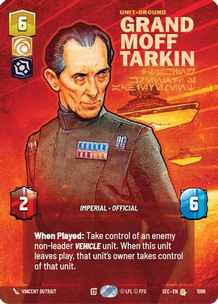 Grand Moff Tarkin - Taking Krennic's Achievement (Prestige Foil) (1096) - SOP - Rare - Foil
