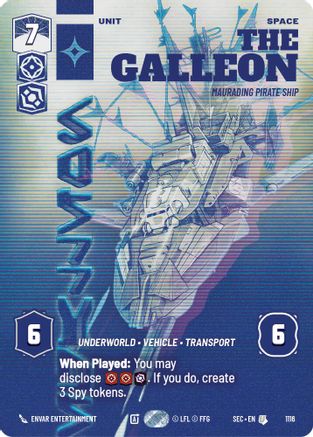 The Galleon - Marauding Pirate Ship (Prestige Foil) (1116) - SOP - Uncommon - Foil