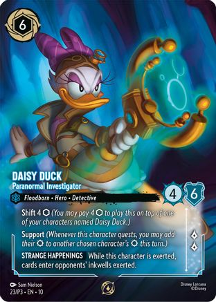 Daisy Duck - Paranormal Investigator (Store Championship Participant) (23) - DLPC - Promo