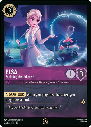 Elsa - Exploring the Unkown (22) - DLPC - Promo - Cold Foil