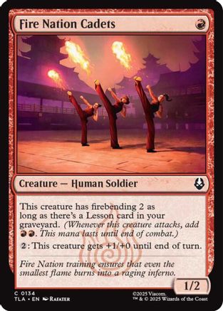 Fire Nation Cadets (TLA-134) - common - Foil