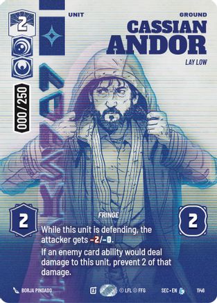Cassian Andor - Lay Low (Serialized) (1146) - SOP - Legendary - Foil