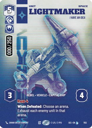 Lightmaker - I Have An Idea (Serialized) (1152) - SOP - Legendary - Foil