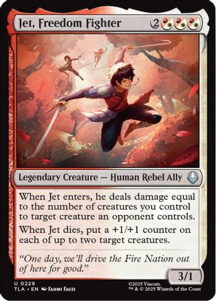 Jet, Freedom Fighter (TLA-229) - uncommon