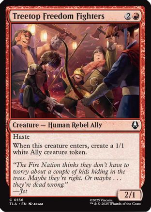 Treetop Freedom Fighters (TLA-156) - common - Foil
