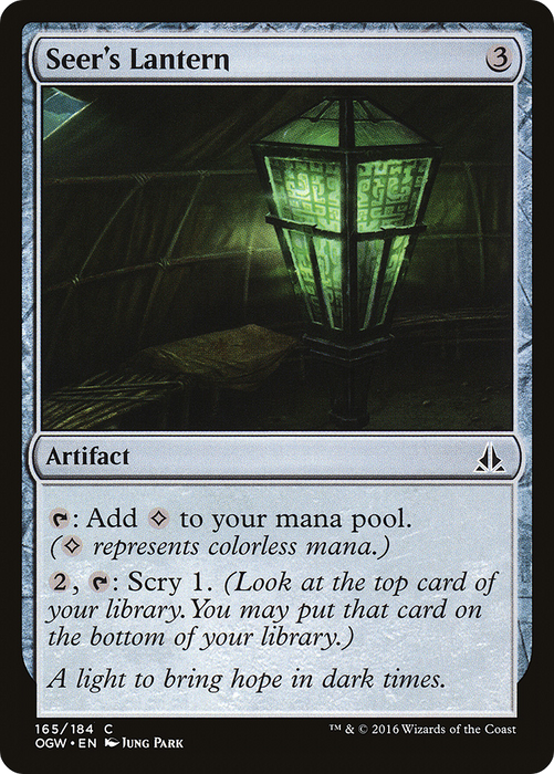 Seer's Lantern (OGW-165) - common - Foil