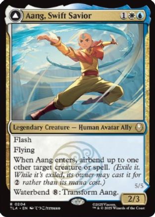 Aang, Swift Savior (TLA-204) - rare - Foil