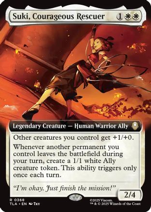 Suki, Courageous Rescuer (Extended Art) (TLA-368) - rare - Foil
