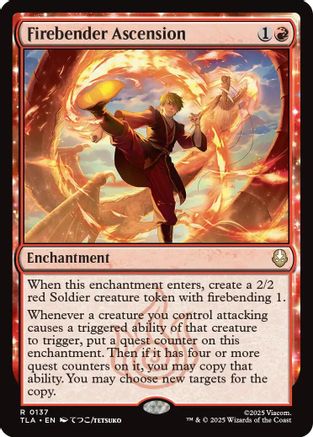 Firebender Ascension (TLA-137) - rare