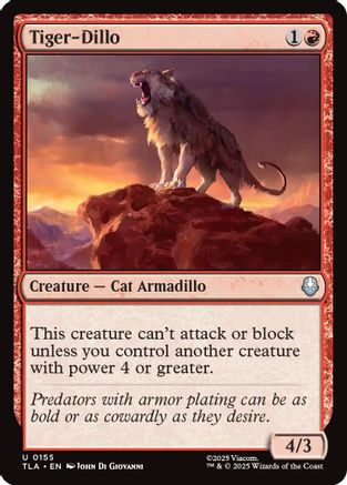 Tiger-Dillo (TLA-155) - uncommon
