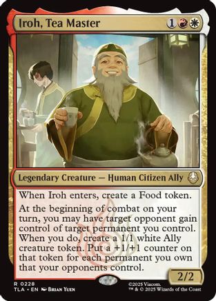 Iroh, Tea Master (TLA-228) - rare - Foil
