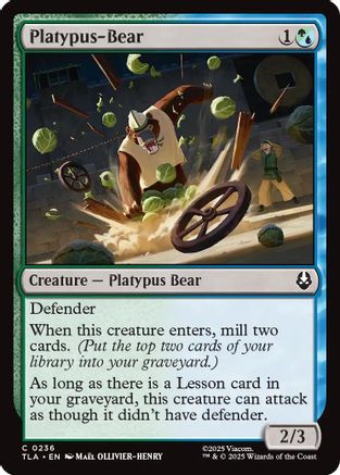 Platypus-Bear (TLA-236) - common - Foil