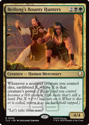 Beifong's Bounty Hunters (TLA-209) - rare - Foil