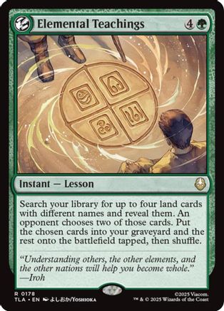 Elemental Teachings (TLA-178) - rare - Foil
