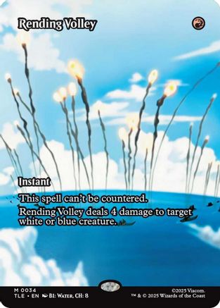Rending Volley (Borderless) (TLE-034) - mythic - Foil