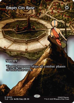 Empty City Ruse (Borderless) (TLE-003) - mythic - Foil
