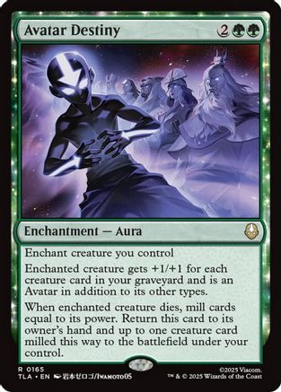 Avatar Destiny (TLA-165) - rare