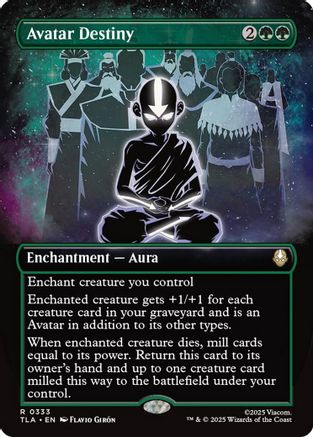 Avatar Destiny (Borderless) (TLA-333) - rare - Foil