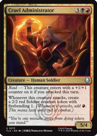 Cruel Administrator (TLA-213) - uncommon