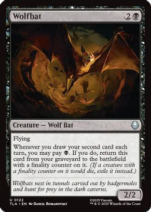 Wolfbat (TLA-122) - uncommon - Foil