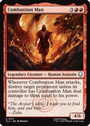 Combustion Man (TLA-127) - uncommon