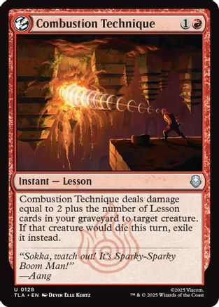 Combustion Technique (TLA-128) - uncommon - Foil