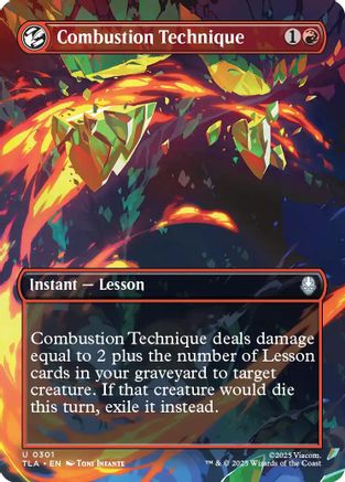 Combustion Technique (Borderless) (TLA-301) - uncommon