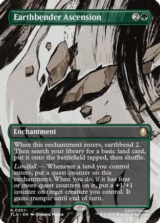 Earthbender Ascension (Borderless) (TLA-307) - rare - Foil