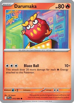 Darumaka (015) - MPF  - Common - Reverse Holofoil