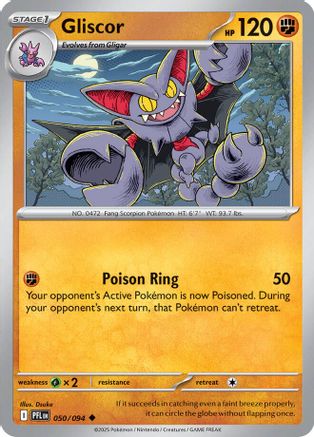 Gliscor (050) - MPF  - Uncommon - Reverse Holofoil