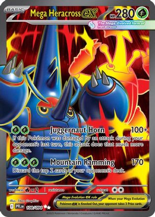 Mega Heracross ex (108/094) - MPF  - Ultra Rare - Holofoil