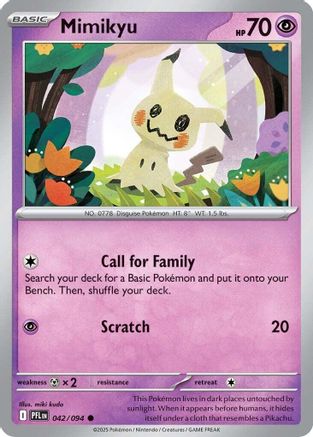 Mimikyu (042) - MPF  - Common - Reverse Holofoil