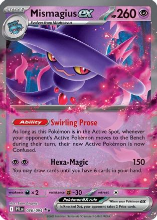 Mismagius ex (036/094) - MPF  - Double Rare - Holofoil