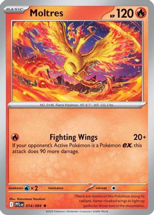 Moltres (014) - MPF  - Uncommon - Reverse Holofoil