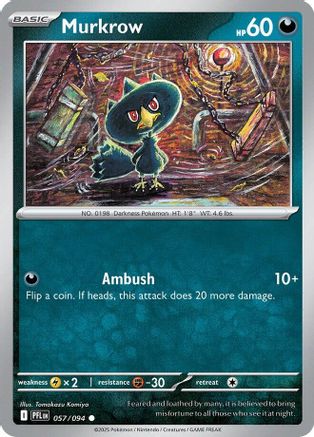 Murkrow (057) - MPF  - Common - Reverse Holofoil