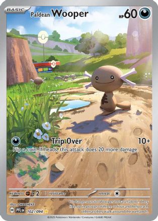 Paldean Wooper (102) - MPF  - Illustration Rare - Holofoil