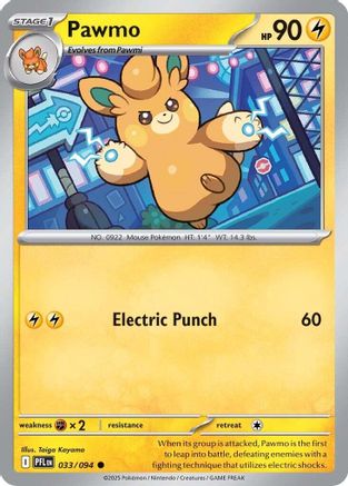 Pawmo (033) - MPF  - Common - Reverse Holofoil