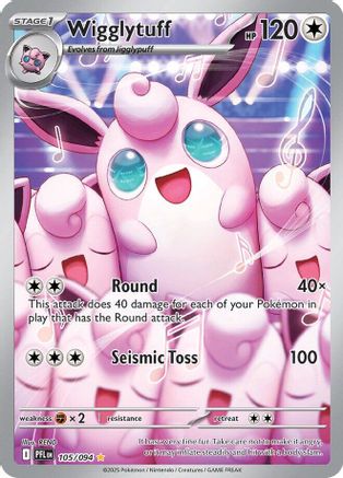 Wigglytuff (105/094) - MPF  - Illustration Rare - Holofoil